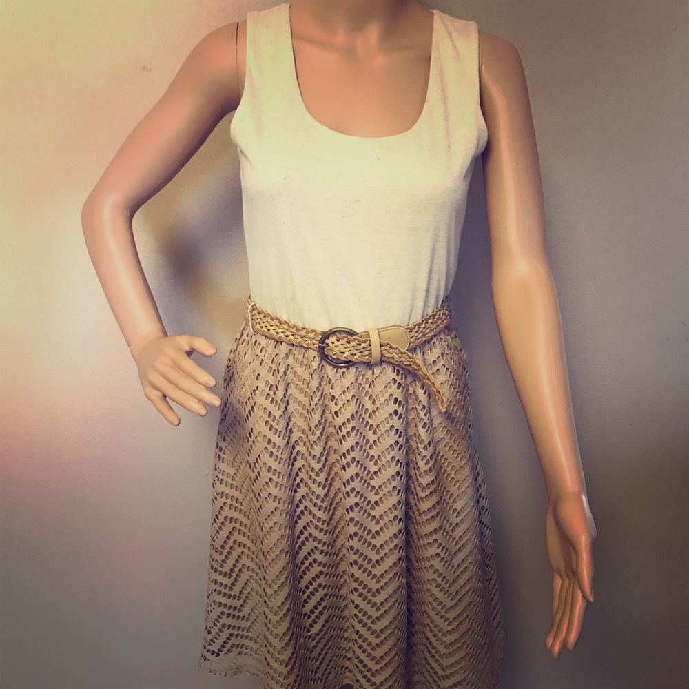 Crochet style dress